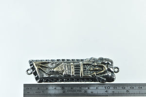 Sterling Silver Mezuzah Jewish Faith Judaica Protection Ornament
