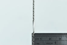 Load image into Gallery viewer, Platinum 1.4mm Vintage Cable Hybrid Bar Link Chain Necklace 21&quot;