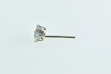 Load image into Gallery viewer, 14K Oval Mystic Topaz Solitaire Single Stud Earring Yellow Gold