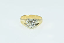 Load image into Gallery viewer, 18K 0.87 Ct Diamond 1950&#39;s Vintage Men&#39;s Ring Yellow Gold