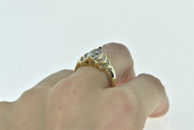 Load image into Gallery viewer, 14K 1.84 Ctw Marquise Aquamarine Diamond Ring Yellow Gold