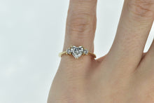 Load image into Gallery viewer, 14K 1.13 Ctw Heart Diamond Engagement Ring Yellow Gold