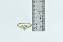 Load image into Gallery viewer, 14K 1.13 Ctw Heart Diamond Engagement Ring Yellow Gold