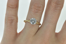 Load image into Gallery viewer, 14K 1.39 Ct Diamond Solitaire Classic Engagement Ring Yellow Gold