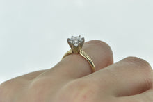 Load image into Gallery viewer, 14K 1.39 Ct Diamond Solitaire Classic Engagement Ring Yellow Gold