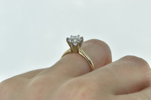 14K 1.39 Ct Diamond Solitaire Classic Engagement Ring Yellow Gold