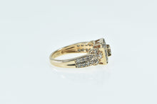Load image into Gallery viewer, 14K 1.00 Ctw LeVian Chocolate Diamond Strawberry Ring Yellow Gold