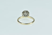 Load image into Gallery viewer, 14K 0.72 Ctw Diamond Flower Cluster Engagement Ring Yellow Gold