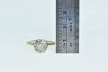 Load image into Gallery viewer, 14K 0.72 Ctw Diamond Flower Cluster Engagement Ring Yellow Gold