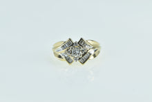 Load image into Gallery viewer, 14K 0.50 Ctw Princess Diamond Engagement Ring Yellow Gold