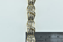 Load image into Gallery viewer, 10K 3.00 Ctw Baguette Diamond Encrusted Tenni Bracelet 6.75&quot; Yellow Gold