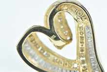 Load image into Gallery viewer, 14K 1.30 Ctw Diamond Heart Loop Love Symbol Pendant Yellow Gold