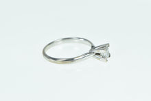 Load image into Gallery viewer, 14K 0.60 Ct Princess Diamond Solitaire Engagement Ring White Gold