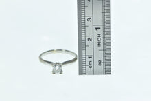 Load image into Gallery viewer, 14K 0.60 Ct Princess Diamond Solitaire Engagement Ring White Gold