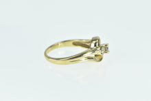 Load image into Gallery viewer, 10K 0.40 Ctw Diamond Three Stone Bypass Ring Yellow Gold