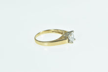 Load image into Gallery viewer, 14K 0.40 Ct Princess Cut Diamond Engagement Ring Yellow Gold