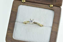 Load image into Gallery viewer, 14K 0.37 Ct Diamond Solitaire Engagement Ring Yellow Gold