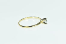 Load image into Gallery viewer, 14K 0.37 Ct Diamond Solitaire Engagement Ring Yellow Gold