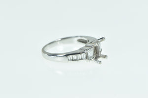 18K 1.00 Ctw A Jaffe Diamond Engagement Setting Ring White Gold