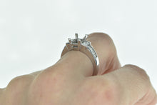 Load image into Gallery viewer, 18K 1.00 Ctw A Jaffe Diamond Engagement Setting Ring White Gold