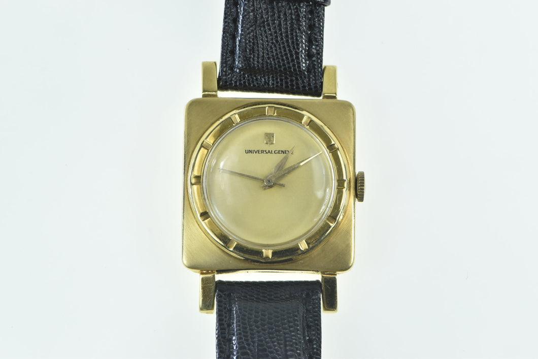 18K Universal Geneve Squared Vintage Men's Watch