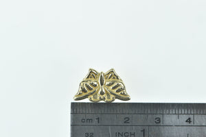 14K Butterfly Change Beauty Symbol Slide Bracelet Charm/Pendant Yellow Gold