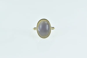 14K Victorian Oval Ametrine Cabochon Ring Yellow Gold