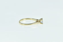 Load image into Gallery viewer, 10K Princess Solitaire Travel Engagement CZ Ring Yellow Gold