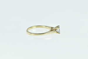 10K Princess Solitaire Travel Engagement CZ Ring Yellow Gold