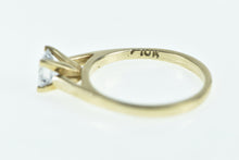 Load image into Gallery viewer, 10K Princess Solitaire Travel Engagement CZ Ring Yellow Gold