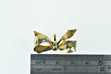 Load image into Gallery viewer, Gold Filled Bow Ribbon 3D Watch Hanger Vintage Pin/Brooch