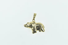 Load image into Gallery viewer, 14K Puffy Baby Elephant Patience Symbol Charm/Pendant Yellow Gold