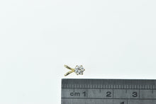 Load image into Gallery viewer, 14K 0.17 Ct Diamond Solitaire Classic Simple Pendant Yellow Gold