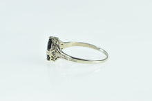 Load image into Gallery viewer, 14K 1.55 Ct Art Deco Sapphire Filigree Engagement Ring White Gold