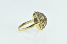 Load image into Gallery viewer, 14K Oval Watermelon Tourmaline Cabochon Ring Yellow Gold