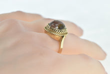 Load image into Gallery viewer, 14K Oval Watermelon Tourmaline Cabochon Ring Yellow Gold