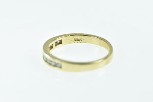 14K 0.30 Ctw Diamond Vintage Wedding Band Ring Yellow Gold