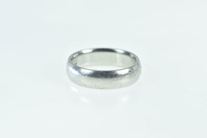 Platinum 5.6mm Vintage Simple Wedding Band Ring