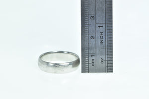 Platinum 5.6mm Vintage Simple Wedding Band Ring