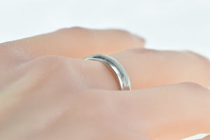 Platinum 5.6mm Vintage Simple Wedding Band Ring