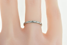 Load image into Gallery viewer, Platinum 1930&#39;s 2.4mm Vintage Wedding Band Ring