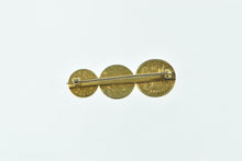 Load image into Gallery viewer, 14K Graduated California Gold Rush US Coin Pin/Brooch Yellow Gold