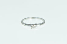 Load image into Gallery viewer, 10K Diamond Solitaire Promise Engagement Ring White Gold