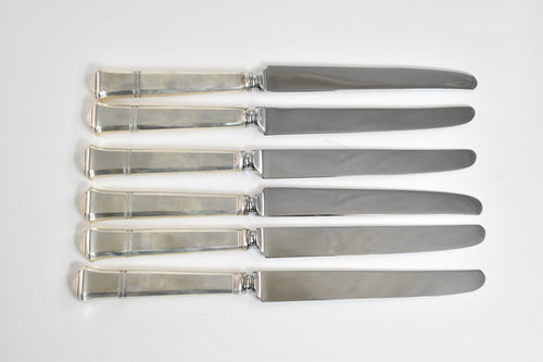 Sterling Silver Tiffany & Co Windham Pattern Dinner Knife Set (6 pieces)