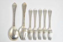 Load image into Gallery viewer, Sterling Silver Georg Jensen Continental Partial Salad Set (7 pcs.)