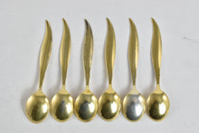Load image into Gallery viewer, Sterling Silver Vintage Ottar Hval Guilloche Enamel Spoons Set (6pcs)