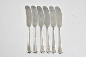 Sterling Silver Tiffany & Co. Windham Butter Spreader Set (6 pcs)