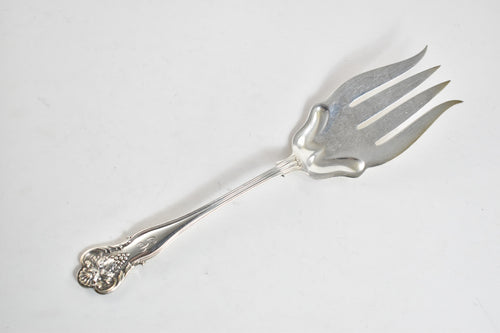 Sterling Silver Bailey Banks & Biddle G Monogram Serving Fork 9.75
