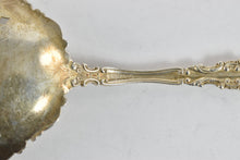 Load image into Gallery viewer, Sterling Silver Ornate Monogrammed Pierced Bon Bon Spoon M H P