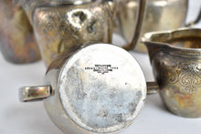 Load image into Gallery viewer, Sterling Silver Tiffany &amp; Co Floral 18143 Tea Service Set Monogram T 5 pcs